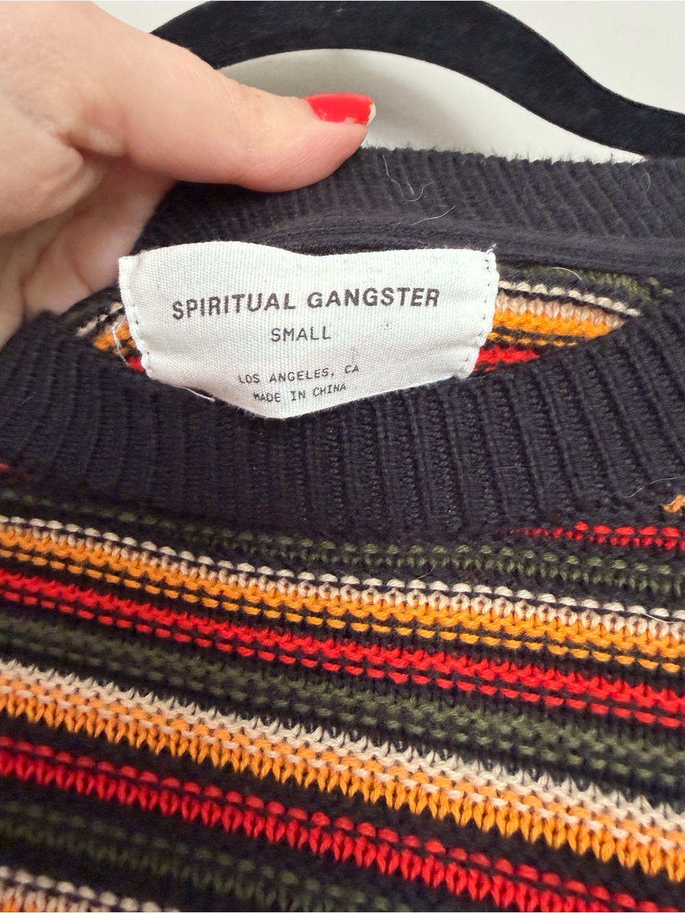 Spiritual Gangster Rue Ottoman Oversized Sweater Size Small Multi Color - Picture 15 of 16